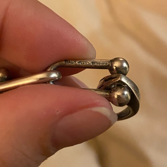 Mason Margiela Horsebit Italian Sterling Silver Bracelet - Picture 2 of 5